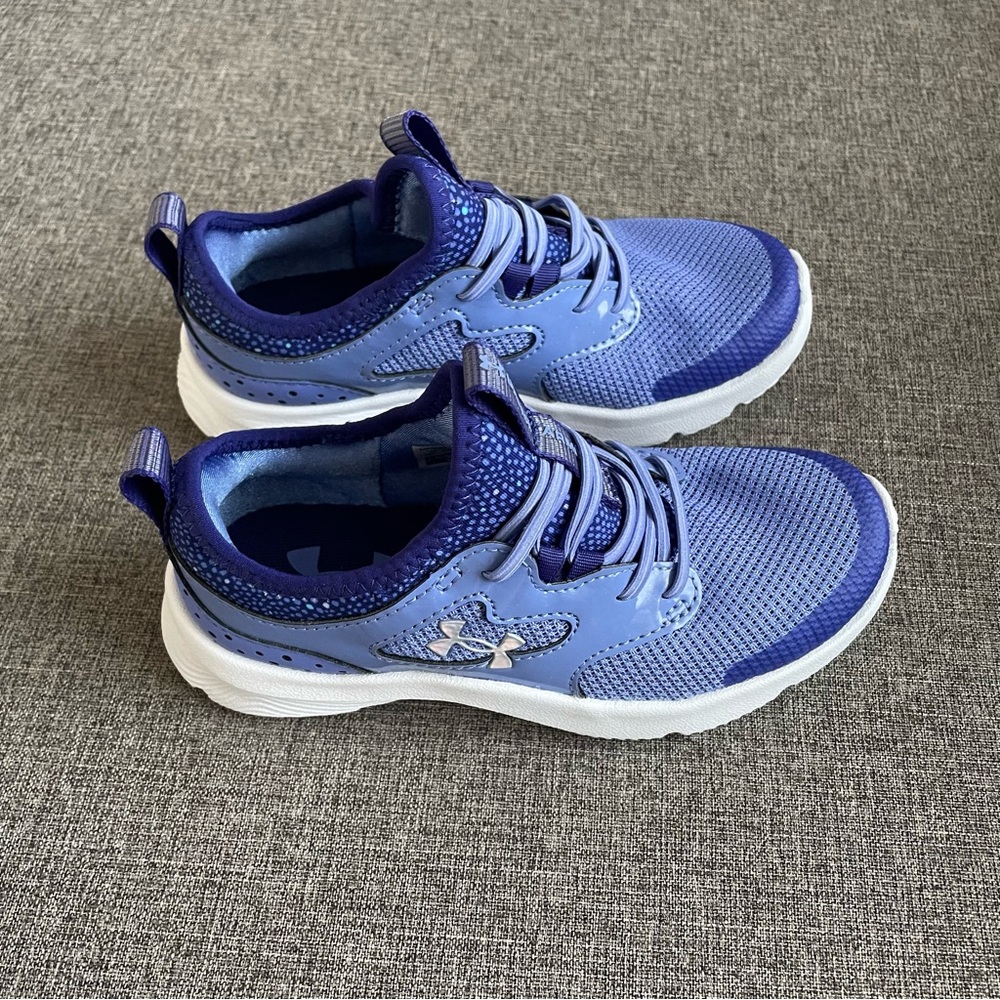 Under Armour Kids' Two-Tone Purple Athletic Sneakers